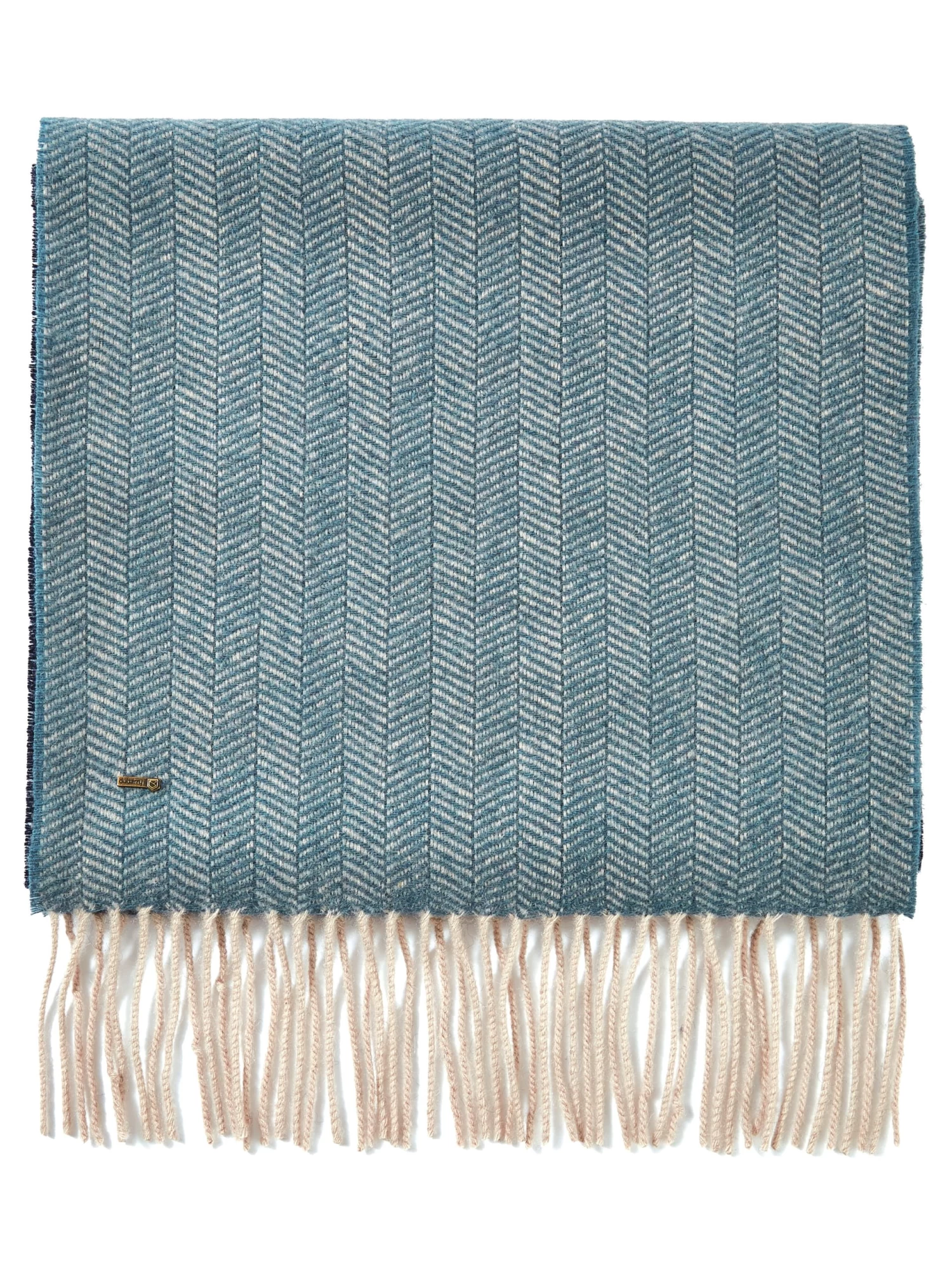 Kingsley Wool Scarf - Navy 1 Kingsley Wool Scarf - Navy