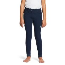 Junior Riding Breeches Tri - Navy