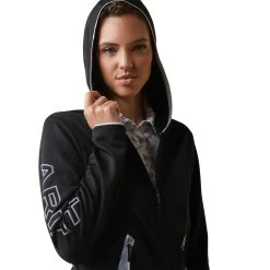 Byron Zip Hoodie - Black -Horse Riding Equipment AR 10043440 1