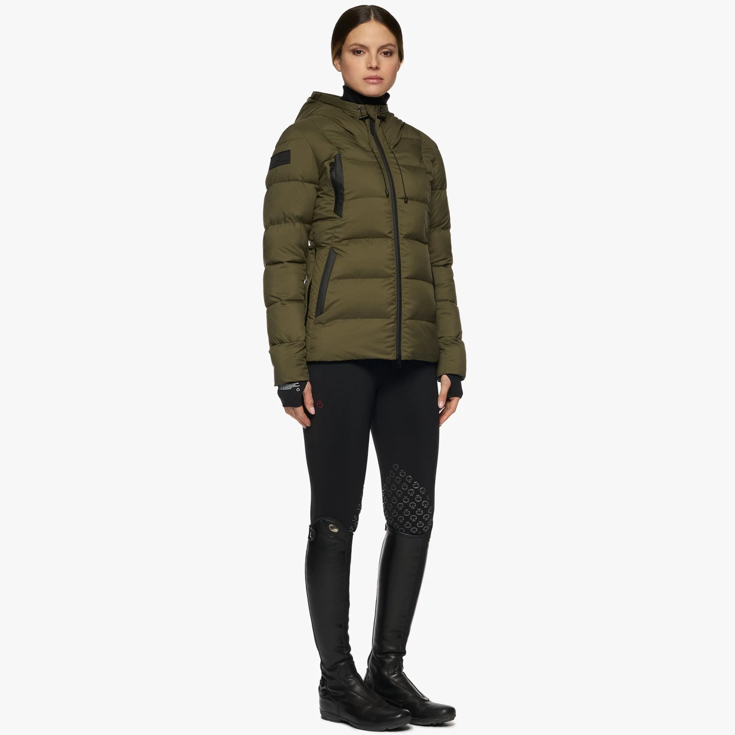 Matte Quilted Puffer Jacket - Green 1 Matte Quilted Puffer Jacket - Green