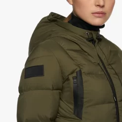 Matte Quilted Puffer Jacket - Green 6 Matte Quilted Puffer Jacket - Green -Horse Riding Equipment CT GID267 NY096 5E002