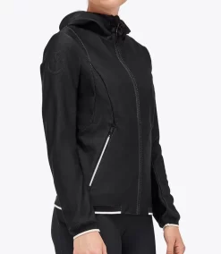 Hooded Mesh Softshell - Black