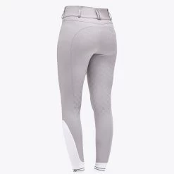 High Waist Silicon Breeches - Light Grey -Horse Riding Equipment CT PAD157 JE010 81002