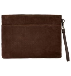 Millymount Suede Clutch - Cigar -Horse Riding Equipment DB 9475 62 4