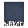 Robinson Wool Scarf - Navy