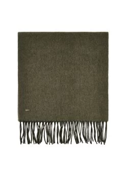 Robinson Wool Scarf - Dusky Green