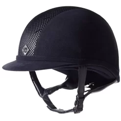 Ayr8 Plus Riding Helmet - Navy/Silver