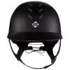 Myps Round Riding Helmet - Black