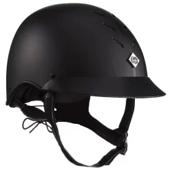 Myps Riding Helmet - Black -Horse Riding Equipment E 02090113 fram