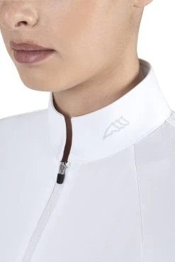 Cilenec Show Shirt - White -Horse Riding Equipment E 07A15H008690012 scaled