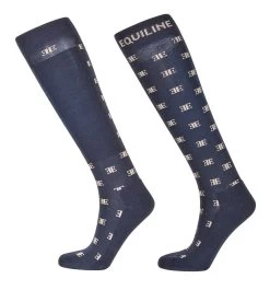 Elinore Riding Socks - Blue