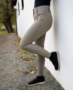 Nikki Full Seat Breeches - Taupe -Horse Riding Equipment HOG 99957 scaled