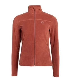 KLsina Microfleece Jacket - Brown Hot Chocolate