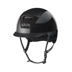 Riding Helmet Kooki Shine Crystal - Black