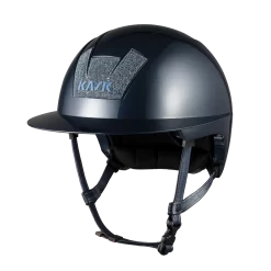Riding Helmet Kooki Lady Shine Crystal - Navy