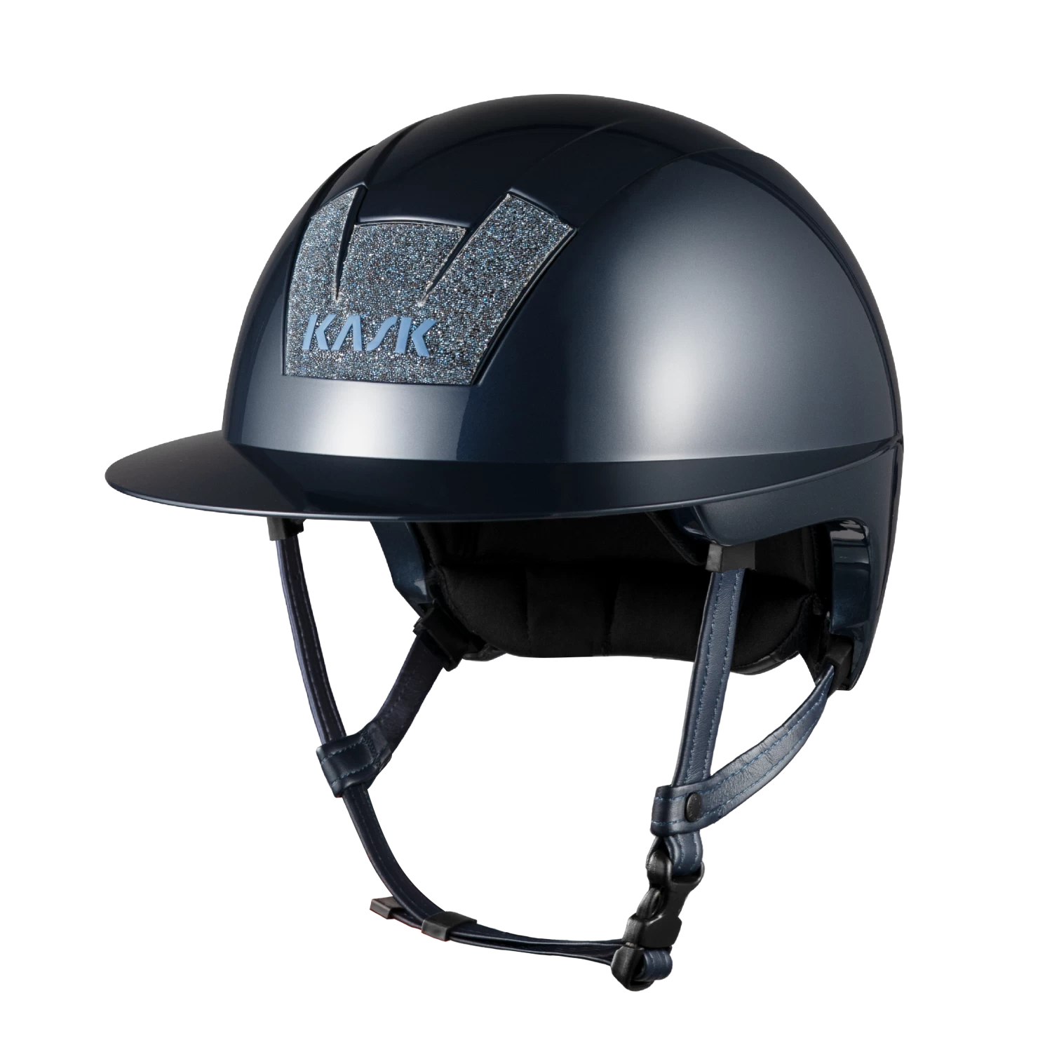 Riding Helmet Kooki Lady Shine Crystal - Navy 1 Riding Helmet Kooki Lady Shine Crystal - Navy
