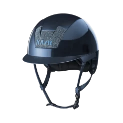 Riding Helmet Kooki Shine Crystal - Navy