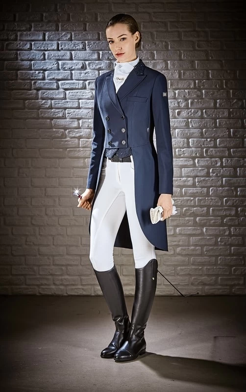 Marilyn Tail Coat - Navy