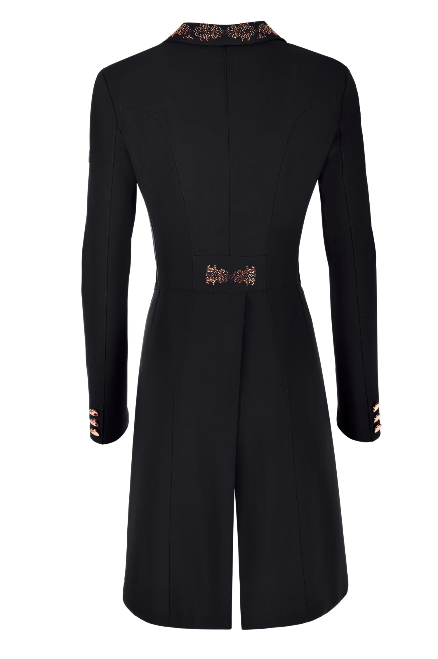 Lilien Dressage Tail Coat Rosé - Black 2 Lilien Dressage Tail Coat Rosé - Black - Image 2