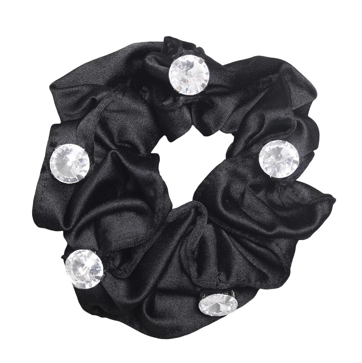 Alycia Scrunchie - Black 1 Alycia Scrunchie - Black