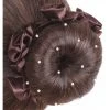 Hairnet With Pearls - Brown