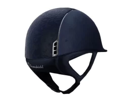 Alcantara Leather Flower, Dressage -Horse Riding Equipment UT 30027 NAVY baksida ny2