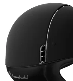 Shadowmatt 255 Swarovski DR - Black -Horse Riding Equipment UT 30102 black bak narbild ny