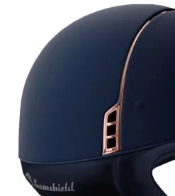 Shadowmatt CC Rose Gold - Navy -Horse Riding Equipment UT 33176 navy bak narbild ny