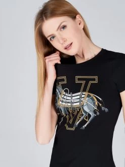 Girona T-shirt - Black -Horse Riding Equipment VR 21W6056 65009 000902