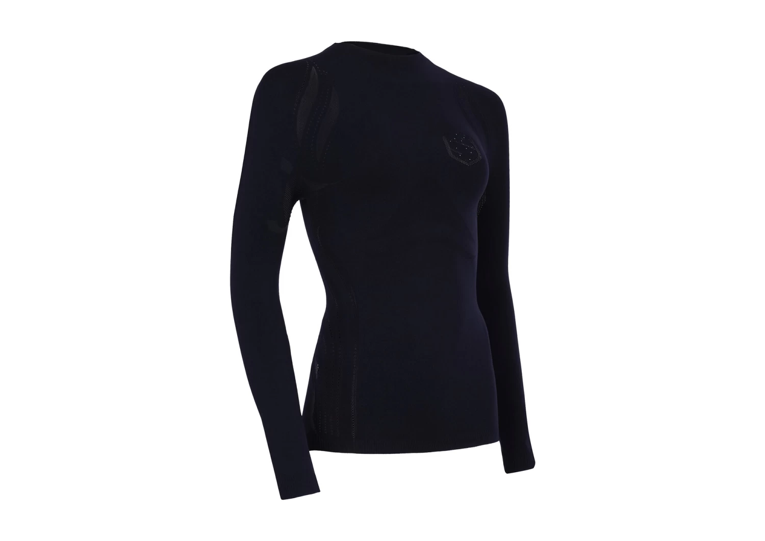 Alicia Seamless Shirt - Navy 1 Alicia Seamless Shirt - Navy