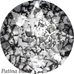 Hanging Earring Swarovski -Horse Riding Equipment patina black1