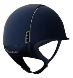 Shadowmatt 255 Swarovski DC - Navy -Horse Riding Equipment ut 30102 navy bak ny